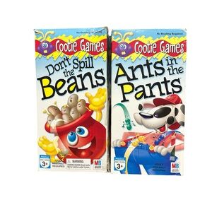 Two Cootie games, Don’t Spill the Beans & Ants in the Pants